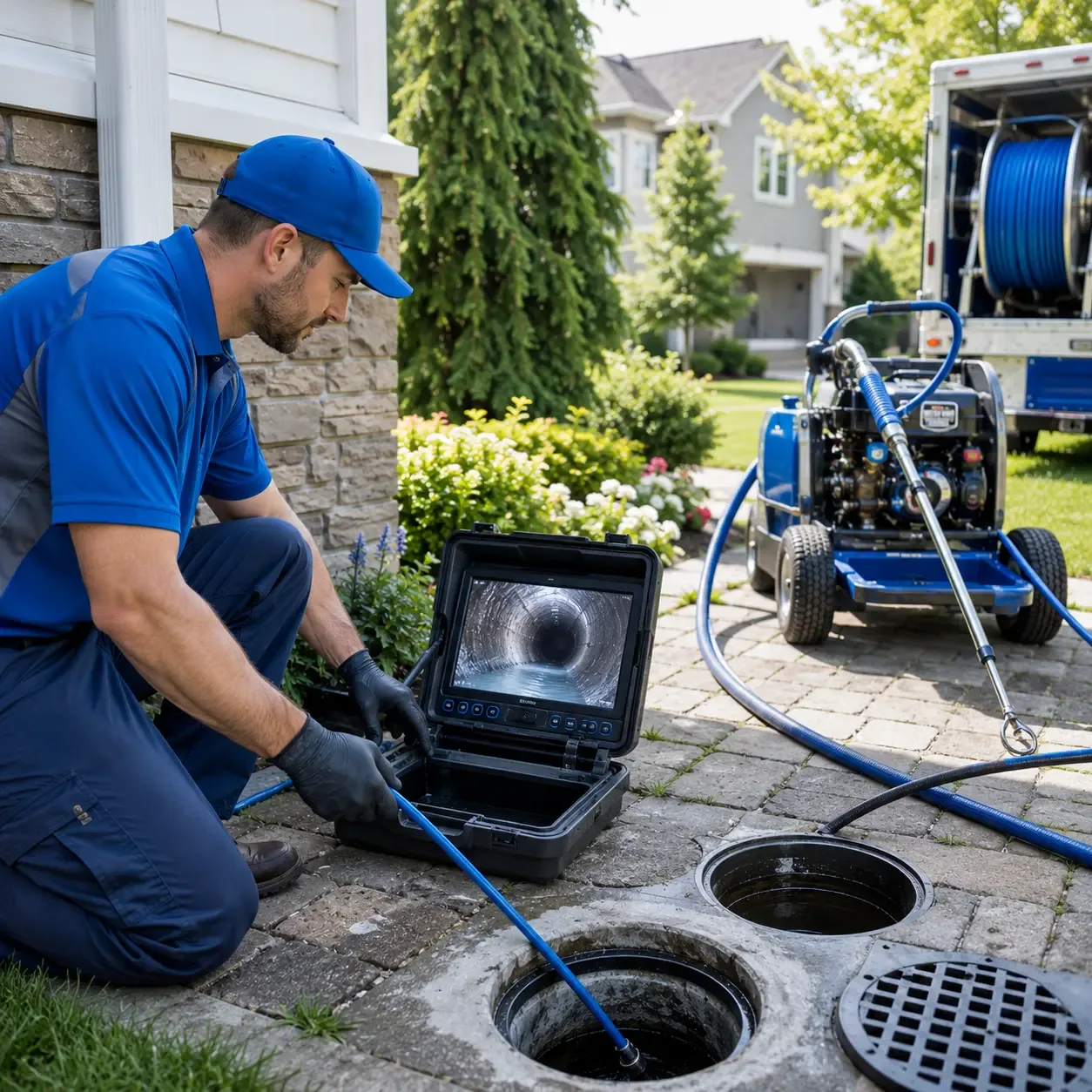 Outdoor drain cleaning professionals serving Stockton, MO