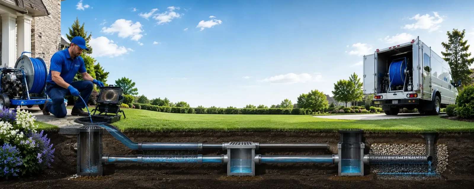 Outdoor drain cleaning information for Stockton, MO
